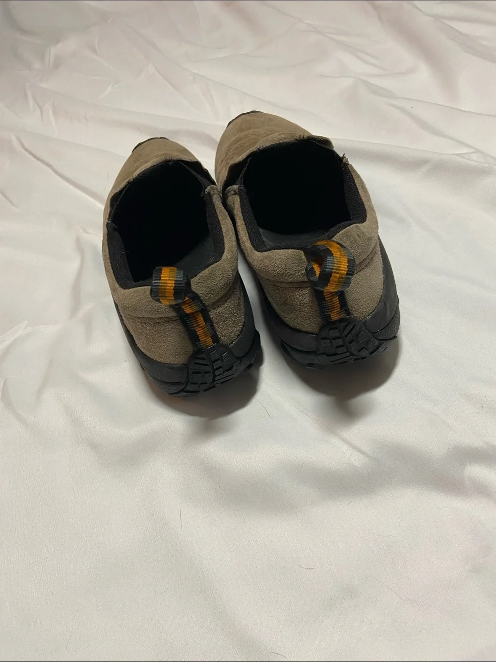 Merrell Olive Suede Slip-On Loafers